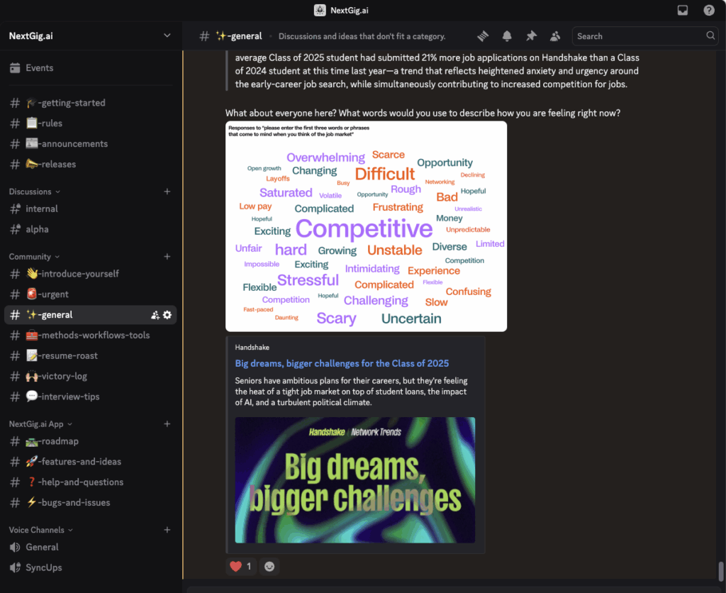 You don’t have to do this alone: GigHQ discord